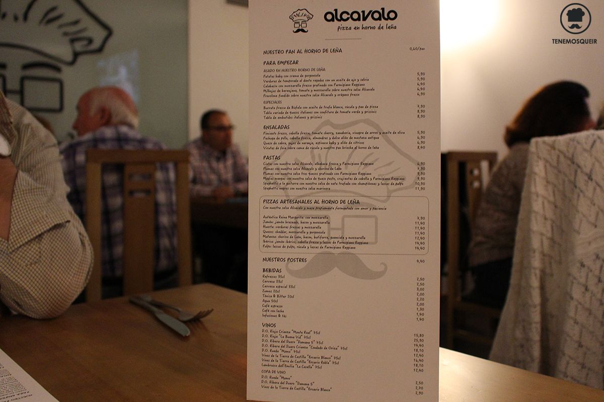 Carta Restaurante Alcavalo Torrejon de Ardoz Madrid