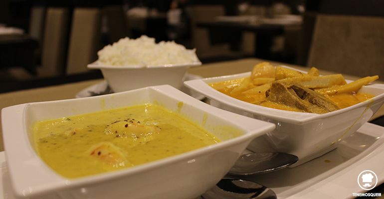 Langostinos y Pato con Curry Restaurante Tailandes Madrid Sanuk Tenemosqueir